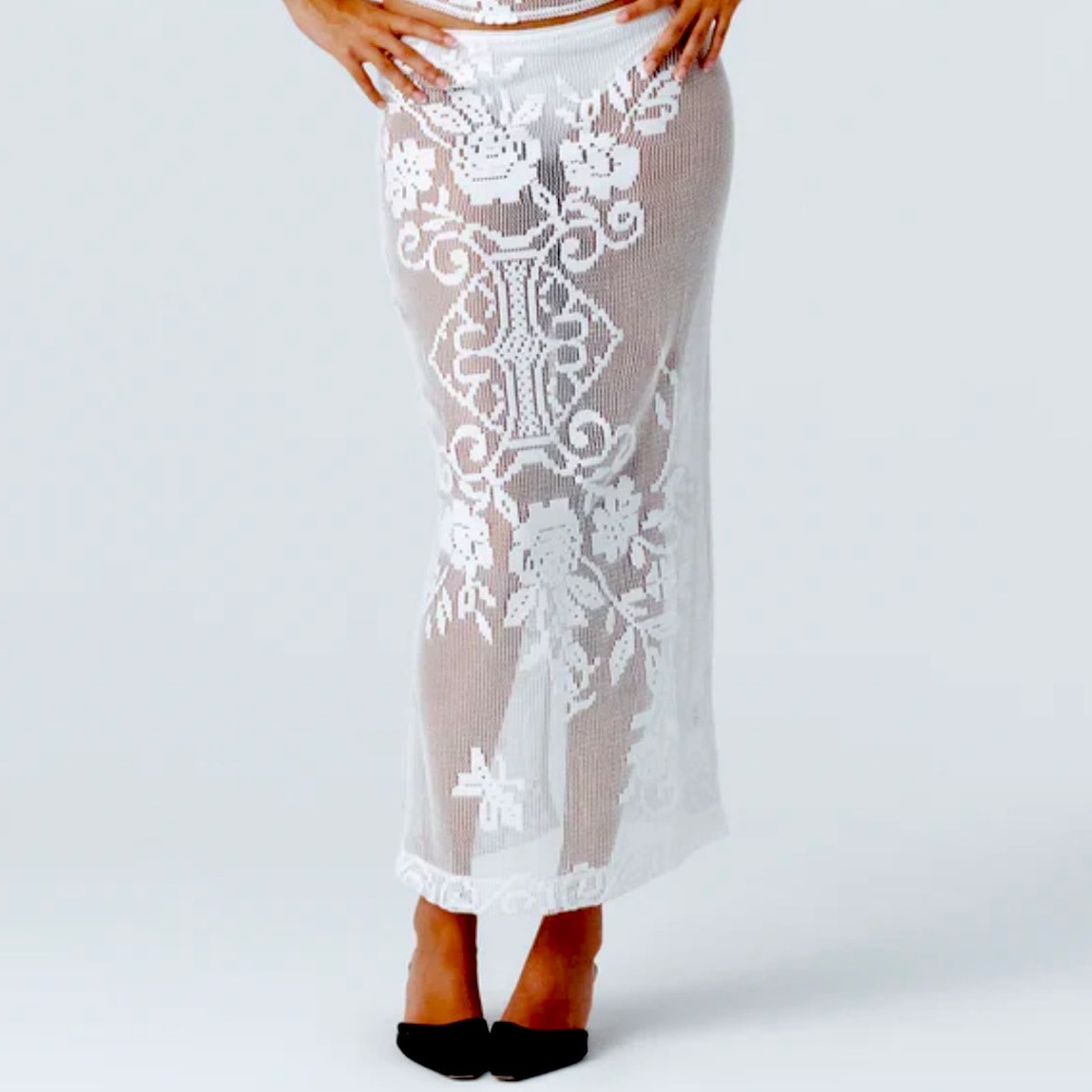 Saint midi skirt